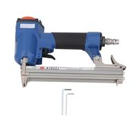 Cloueur pneumatique pneumatique robuste, pistolet à air ergonomique avec capacité de 100 pièces pour les projets de menuiserie, construction en alliage d'aluminium, taille de clou