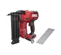 Cloueur sans fil - SKIL - 20V Max - sans charbon - calibre 18G (1 2 mm) - chargeur 105 clous - 3885 CA