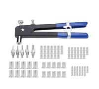 Cloueuse à charpente Pistolet À Rivets Hydraulique Pneumatique, Outil De Rivetage D'écrou À Ongles, Pistolet À Rivets Aveugle Manuel, Outil Manuel, Nouveau(86pcs)