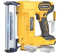 Cloueuse Brad sans fil 18GA pour batterie Dewalt 20 V, cloueuse et agrafeuse 2 en 1 avec 1000 clous et 1000 agrafes, pistolet à ongles alimenté par batterie pour amélioration de la maison (sans
