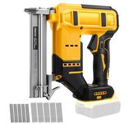 Cloueuse Brad sans fil compatible avec batterie Dewalt 20 V (sans batterie), agrafeuse électrique sans balais 18 GA avec 500 clous et 500 agrafes, pistolet à clouer sans fil à 2 modes pour tissus