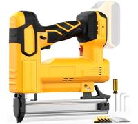 Cloueuse Brad sans fil pour batterie Dewalt 20 V (sans batterie), pistolet à ongles/agrafeuse 2 en 1, pistolet à ongles de calibre 18 avec 2000 clous pour bois, enfoncez des clous jusqu'à 2,5 à 0,6 cm