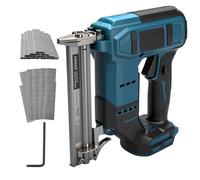 Cloueuse Brad sans fil pour batterie Makita 18 V, agrafeuse à batterie 18 GA, agrafeuse électrique 2 en 1 avec 1000 clous et 1000 agrafes pour travaux du bois (outil uniquement)