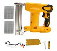 Cloueuse électrique Brad sans fil compatible avec batterie DEWALT 20 V, agrafeuse électrique cloueuse avec 1000 clous droits et 500 clous en U pour tissus d'ameublement, menuiserie, 80 clous/min (sans