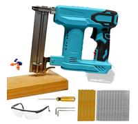 Cloueuse électrique Brad sans fil compatible avec batterie MAKITA 18 V, agrafeuse électrique 2 en 1 avec 1000 clous droits et 500 clous en U pour tissus d'ameublement, menuiserie (sans batterie)
