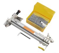 Cloueuse manuelle semi-automatique ST18 pour sols et ciment, avec corps en alliage d'aluminium et tête en acier avec alimentation automatique à l'aiguille (ST18 avec clous)