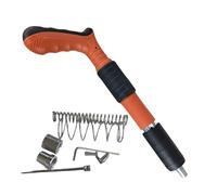 Cloueuse, Mini Pneumatic Brad Nailer Adjustable Integrated Air Nailer Low Noise Wall Fastening Rivet Tool With Nails For Household Automatic(Gun with accessories)