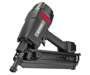 Cloueuse pneumatique pour clous 50-90 mm en bande à 34° avec mallette | Le tir continu accélère les assemblages, tandis que le chargeur de 70 pièces limite les rechargements pendant le travail.