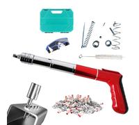 Cloueuse portable pneumatique - Cloueuse murale en ciment | Outil de fixation murale avec 100 clous, 5 vitesses, outils de fixation pour murs de briques rouges, murs en béton et planches en bois
