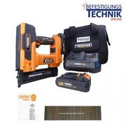 Cloueuse sans fil Freeman LD635 15-35 mm 2x2,0 Ah pour Hikoki NP18DSAL Makita DFN350Z Prebena ALK35