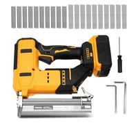 Cloueuse Sans Fil Pour Dewalt 20 V, 18ga 2 En 1 Sans Balais Pistolet à Clouer électrique, Agrafeuse Avec 1000 Clous Et 1000 Agrafes Pour Le Travail Du Bois Pour Travaux Du Bois (Sans Batterie)