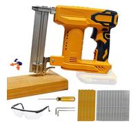 Cloueuse sans fil pour Dewalt 20 V batterie, 18GA Pistolet à clouer sans fil agrafeuse électrique cloueuse 2 en 1 avec 1000 clous et 500 agrafes pour bricolage et travaux du bois