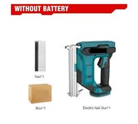 Cloueuse, Wireless Electric Nail Gun 1022j Nailer Stapler Frame Nailer Tacker Gun Wood Machining Electric Tool For Makita 18V Battery