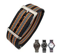 Clouism 20mm Haute Densité Nylon Toile Bande Fit pour Omega Seamaster 300 Speedmaster AT150 Aqua Terra Souple Bracelet Cadeau outils, 20mm, Acétate, Sans pierres précieuses