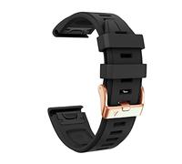Clouism Bracelet en silicone souple à ajustement rapide de 20 mm pour Garmin Fenix 7S/5S Plus/6S/5S/Instinct 2S/D2, avec boucle en or rose Sangles de poignet de remplacement rapide en silicone