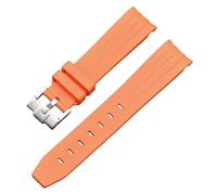 Clouism Pour Omega Swatch Joint Planet Series Moon Mercury Courbé Bracelet en caoutchouc pour montre Moonswatch Courbe Sans Gap Bracelet en caoutchouc Hommes Femmes 20 mm, 20mm, Acétate, Pas de pierre