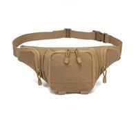 Clouism Sac banane tactique multifonctionnel sac de pêche sac de pêche extérieur Luya Camouflage sacs de taille sacs de voyage tactiques sacs de pêche, kaki foncé, Taille unique