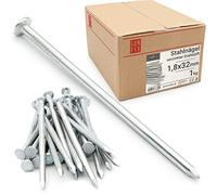 Clous 1.8x35mm 1kg env. 1500 pcs., toiture, coffrage, Clou acier pour bois | Clou galvanisé pour menuiserie, construction, bricolage