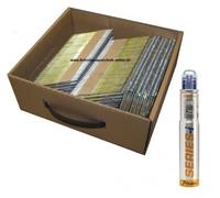 Clous à bande 34° - 2,8 x 63 mm - En acier inoxydable A2 - Compatible avec Paslode IM90Ci IM90Xi IM100Ci IM100Xi