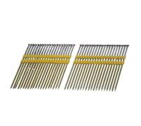 Clous à bande galvanisés/polis à 21 degrés, clous à tête ronde en plastique for charpente en bois(60mm)