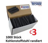 Clous à béton Premium C3 3,0x19mm pour cloueur à béton sans fil Bosch GNB 18V TRAK-IT40A Freeman LD40-C3 CK