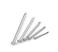 Clous à ciment en acier au carbone 400g 55#, zingué blanc, bois dur, carrelage mural, brique, béton, vis à ongles, 25mm à 150mm(25mm 1box 458pcs)