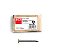 Clous à images Home Classic TOX en acier trempé avec tête en laiton dans un emballage en papier recyclable, taille 2,0 x 30 mm, clous en acier pour images pour presque tous, 20 pièces, 063600102