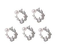 Clous à ongles en forme de papillon en forme de cœur avec strass pour décoration artistique