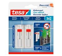 Clou adhésif ajustable tesa® tesa 77764-00000-00 blanc 2 pc(s)