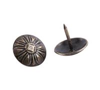 Clous blister antiques 100 pcs/paquet (bronze vert chrysanthème 16 * 15mm)