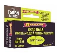 Clous BN 1810 - 15 mm - pour agrafeuses cloueuses - par 1000 ARROW