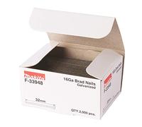 Clous brads T16 Ga galvanisés Long. 32mm 2000 pcs - MAKITA F-33948