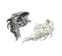 Clous d ' oreilles design aile blanche pour | Design délicat, idéal pour superposition ou, bijoux résistants allergies, pour ses