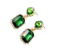 Clous d ' oreilles en zircone cubique Mécanisme de verrouillage sécurisé Conceptions portables idéales pour les longues heures ou les modes de actifs Boucles d ' oreilles de soirée formelles avec