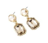 Clous d ' oreilles en zircone cubique Mécanisme de verrouillage sécurisé Conceptions portables idéales pour les longues heures ou les modes de actifs Boucles d ' oreilles de soirée formelles avec