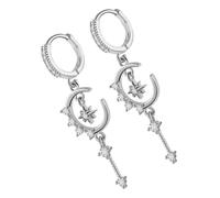 Clous d ' oreilles floraux en forme d ' étoile fabriqués en cuivre avec de minuscules détails en zircon pavé pour un confort toute la journée Petits clous en zircone cubique pavés