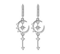 Clous d ' oreilles floraux en forme d ' étoile fabriqués en cuivre avec de minuscules détails en zircon pavé pour un confort toute la journée Petits clous en zircone cubique pavés