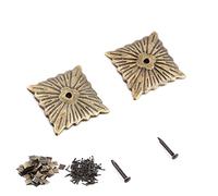 Clous d'ameublement, style vintage, beaux et élégants, bonne capacité de rembourrage en laiton, 9 types pour canapés, lits, artisanat et murs (21 x 21 mm)