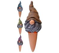 Clous d'arrosage Automatique - 4 pièces Père Noël Automatique, arrosoir en Terre Cuite Pointes d'irrigation d'eau - Arrosage des Racines Jardin extérieur Pelouse Pot de Fleurs Arbuste grimpante