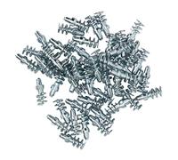 Clous de Neige Solides pour Pneus, 50 Pièces, pour Voiture, Camion, Vélo, Botte, Moto (Argent) pour Véhicule Tout-Terrain