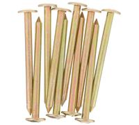 Clous de Repères en Acier Inoxydable 12 Pièces pour Relevés | Finition Or, Lignes Simples et Lisses, Design Professionnel, Faciles à Démonter, pour Maison et Projets D’aménagement