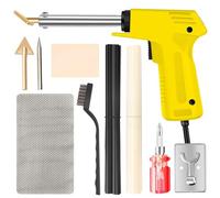 clous de soudage Fer À Souder Pour Plastique 30 W-100 W, Agrafeuse Chaud, Kit D'outils De Réparation Trous Pour(Yellow Color)