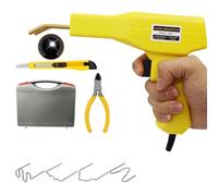 clous de soudage Machine à souder plastique 50 W, kit de réparation pare-chocs voiture, agrafeuse chaud, pistolet air, fissures(Set3)
