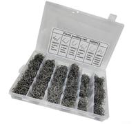 Clous de soudure en plastique 6 tailles (0,6 mm et 0,8 mm) pour réparation de pare-chocs de voiture, 1200/1800/3000 clous en acier thermofusible pour garde-boues, hayons et pièces en plastique (3000