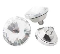 Clous de tapisserie en cristal, Boutons en cristal strass multicolores 20-30mm for la couture artisanale de vêtements(A 6pcs,20mm)