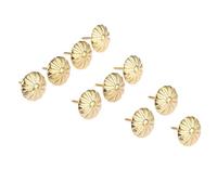 Clous de tapisserie, punaises, décoratives for meubles, 10 pièces 19 * 20 mm Bronze antique/or Punaises Bijoux Boîte en bois Canapé décoratifs