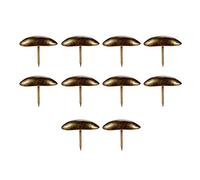 Clous de tapisserie, punaises, décoratives for meubles, 10 pièces, clous décoratifs en bronze antique for boîte à bijoux, canapé, porte, tête d'olive, 30 x 12 mm