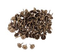 Clous de tapisserie, punaises, décoratives for meubles, 100 pièces 11 x 17 mm, clous en bronze antique, fer, métal, boîte à bijoux, décoration for cadeau