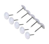 Clous de tapisserie, punaises, décoratives for meubles, 50 pièces 11 x 17 mm en métal blanc for, boîte à bijoux, canapé, clous décoratifs for modernes