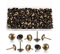 Clous de Tapissier,Clous Ameublement Décoratifs,Punaises de Tapisserie,Clous de Meubles en Laiton Antique avec Boîte en Plastique